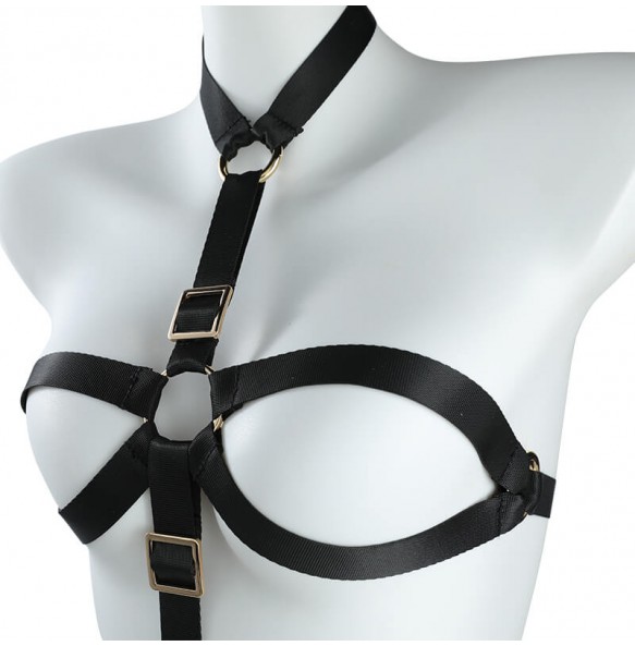 MizzZee - Bondage Breast Strapon Harness (Dildo Sold Separately)